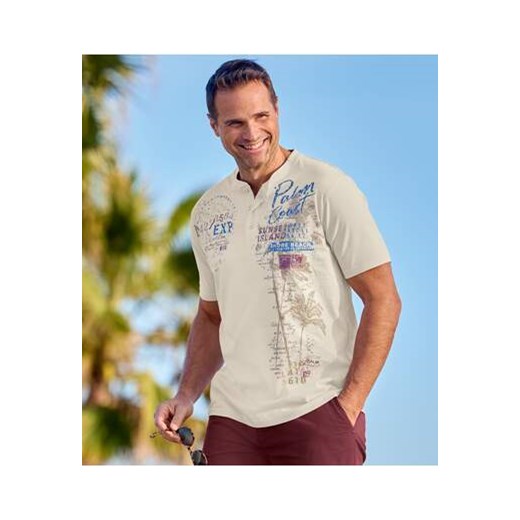 Zestaw 3 koszulek z dekoltem z guzikami Capri Atlas For Men L okazja Atlas For Men