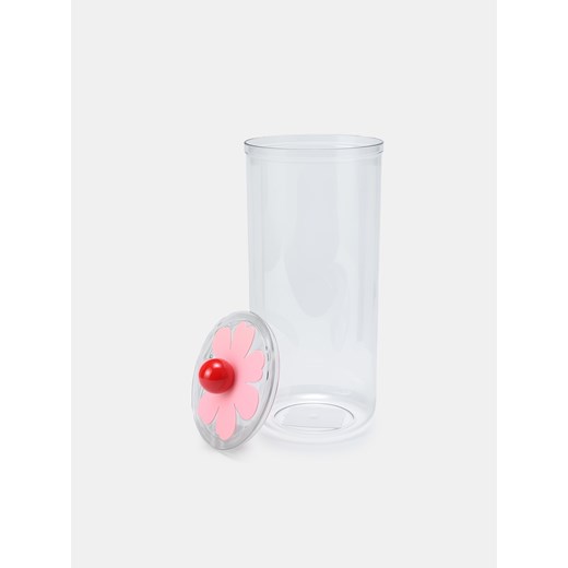 Sinsay - Pojemnik do przechowywania z ozdobną pokrywką - biały Sinsay One Size Sinsay