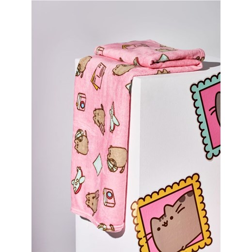 Sinsay - Koc Pusheen - różowy Sinsay One Size Sinsay