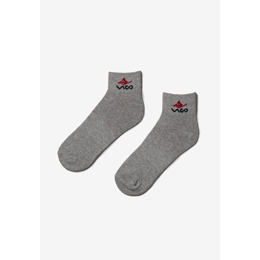 3-pack Szare Skarpety Nahlura ze sklepu renee.pl w kategorii Skarpetki damskie - zdjęcie 181244142