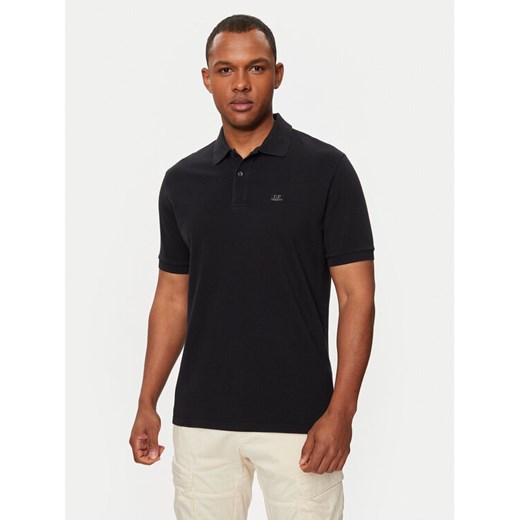 C.P. Company Polo 16CMPL090A005527G Czarny Regular Fit ze sklepu MODIVO w kategorii T-shirty męskie - zdjęcie 181244241