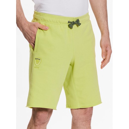 Blauer Szorty sportowe 23SBLUF07085 005662 Zielony Relaxed Fit ze sklepu MODIVO w kategorii Spodenki męskie - zdjęcie 181244393