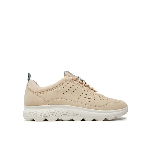 Sneakersy Geox D Spherica D45NUD 02214 C5004 Beżowy ze sklepu eobuwie.pl w kategorii Buty sportowe damskie - zdjęcie 181245751