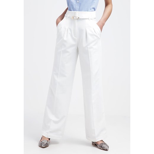Miss Selfridge Spodnie materiałowe white zalando bialy długie