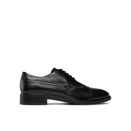 Półbuty Geox U Gladwin B U024WB 00043 C9999 Czarny ze sklepu eobuwie.pl w kategorii Buty eleganckie męskie - zdjęcie 181248644