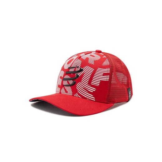 Czapka z daszkiem Compressport CU00008B Czerwony ze sklepu eobuwie.pl w kategorii Czapki z daszkiem męskie - zdjęcie 181249040