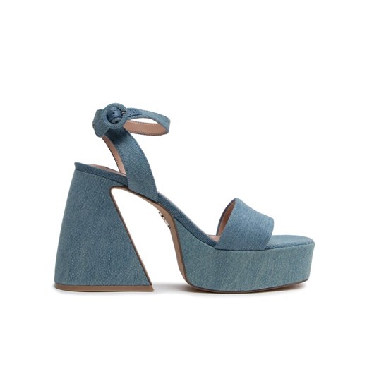 Sandały Steve Madden Paysin SM11002379-48K Niebieski ze sklepu eobuwie.pl w kategorii Sandały damskie - zdjęcie 181251970