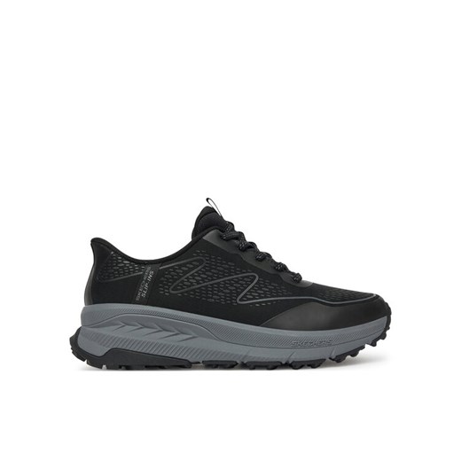 Trekkingi Skechers Switch Back-Mist 237685/BKMT Czarny ze sklepu eobuwie.pl w kategorii Buty trekkingowe męskie - zdjęcie 181255574