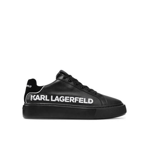 Sneakersy KARL LAGERFELD KL62210 00X Czarny ze sklepu eobuwie.pl w kategorii Buty sportowe damskie - zdjęcie 181267891