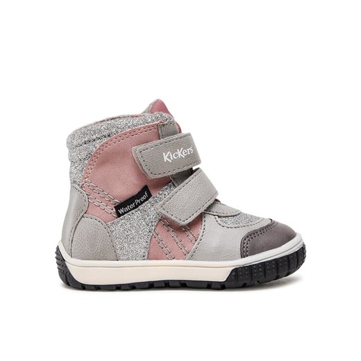 Śniegowce Kickers Sitrouille Wpf 585575-10 Szary ze sklepu eobuwie.pl w kategorii Buty zimowe dziecięce - zdjęcie 181268513