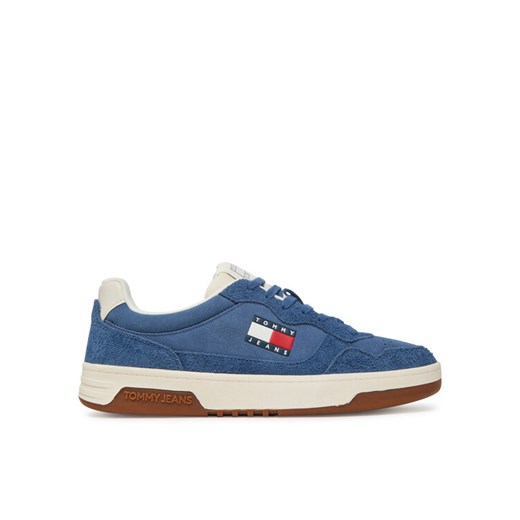 Sneakersy Tommy Jeans Tjm Cupsole Suede EM0EM01568 Niebieski ze sklepu eobuwie.pl w kategorii Trampki męskie - zdjęcie 181268564
