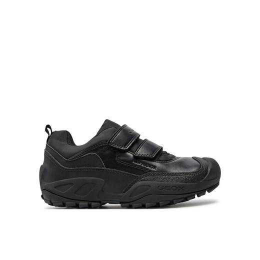 Sneakersy Geox J N.Savage B.B Abx B J841WB 05411 C9999 D Czarny ze sklepu eobuwie.pl w kategorii Buty sportowe dziecięce - zdjęcie 181268961