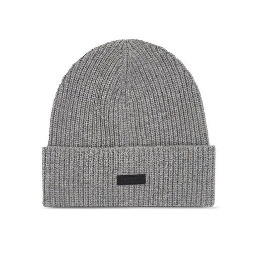 Czapka Calvin Klein Daddy Wool Beanie K50K510984 Szary ze sklepu eobuwie.pl w kategorii Czapki zimowe męskie - zdjęcie 181272523