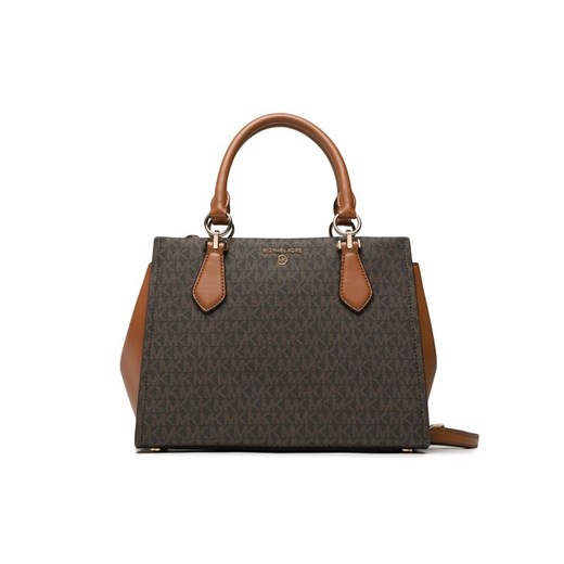 Torebka MICHAEL Michael Kors Marilyn 30S2G6AS2B Brązowy ze sklepu eobuwie.pl w kategorii Kuferki - zdjęcie 181272962
