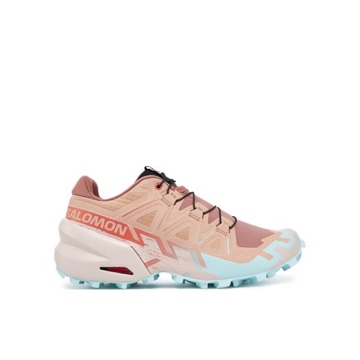 Buty do biegania Salomon Speedcross 6 L47766500 Różowy ze sklepu eobuwie.pl w kategorii Buty sportowe damskie - zdjęcie 181274062