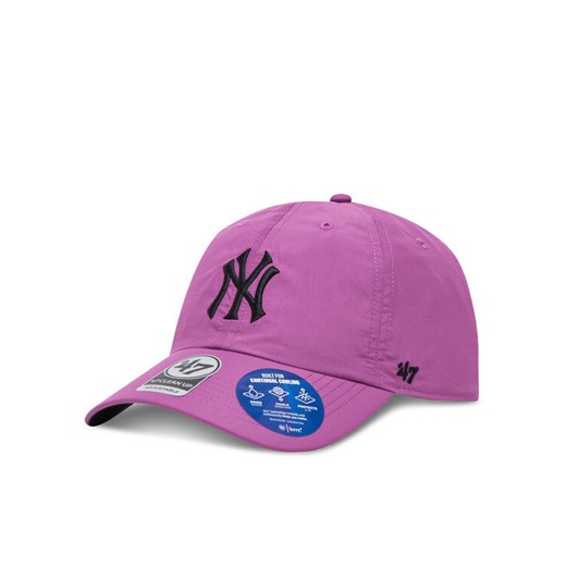 Czapka z daszkiem 47 Brand MLB New York Yankees brrr ’47 CLEAN UP B-BRRRC17BBU Fioletowy ze sklepu eobuwie.pl w kategorii Czapki z daszkiem damskie - zdjęcie 181277501