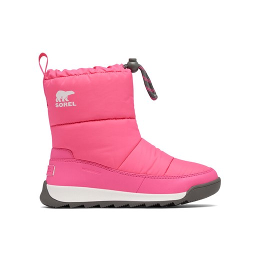 Śniegowce Sorel Youth Whitney™ II Plus Puffy Wp 2088571657 Różowy ze sklepu eobuwie.pl w kategorii Buty zimowe dziecięce - zdjęcie 181277590