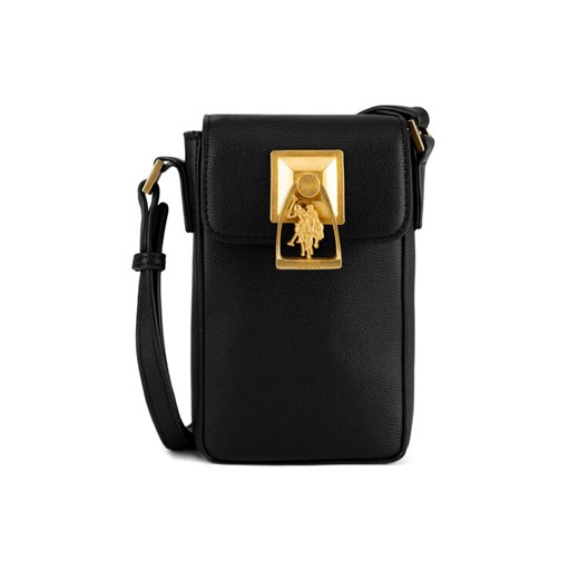 Torebka U.S. Polo Assn. BIUXT8489WVP Czarny ze sklepu eobuwie.pl w kategorii Listonoszki - zdjęcie 181277664