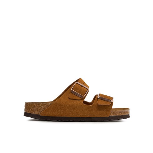 Klapki Birkenstock Arizona Bs 1009527 Brązowy ze sklepu eobuwie.pl w kategorii Klapki damskie - zdjęcie 181278081