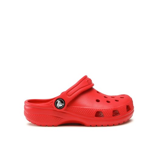 Klapki Crocs Crocs Classic Kids Clog 206991 Czerwony ze sklepu eobuwie.pl w kategorii Klapki dziecięce - zdjęcie 181280071