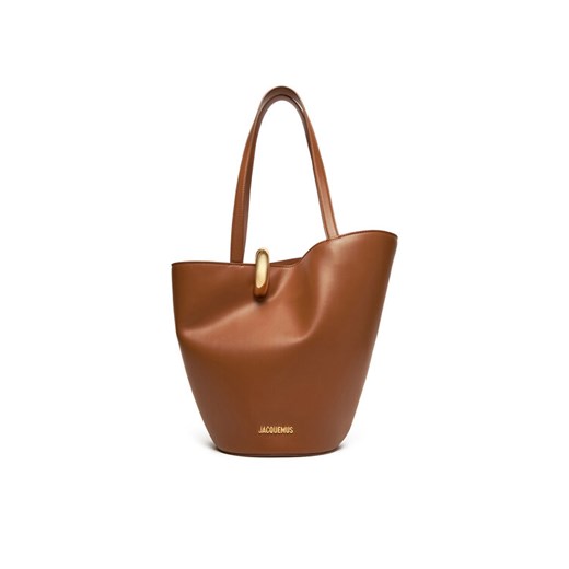 Torebka JACQUEMUS La Bambola Moyen 251BA4123000 Brązowy ze sklepu eobuwie.pl w kategorii Torby Shopper bag - zdjęcie 181280204
