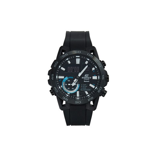 Zegarek Casio Edifice Sospensione ECB-40PB-1AEF Czarny ze sklepu eobuwie.pl w kategorii Zegarki - zdjęcie 181281541