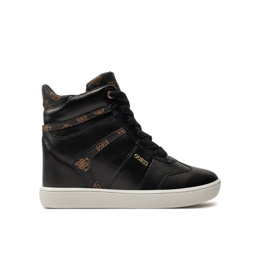 Sneakersy Guess Morens FL7MRN FAL12 Czarny ze sklepu eobuwie.pl w kategorii Buty sportowe damskie - zdjęcie 181282112