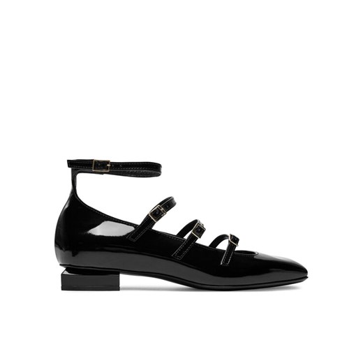 Baleriny AGL Angie L Straps D557003PCMOON.0000 Czarny ze sklepu eobuwie.pl w kategorii Balerinki - zdjęcie 181282711