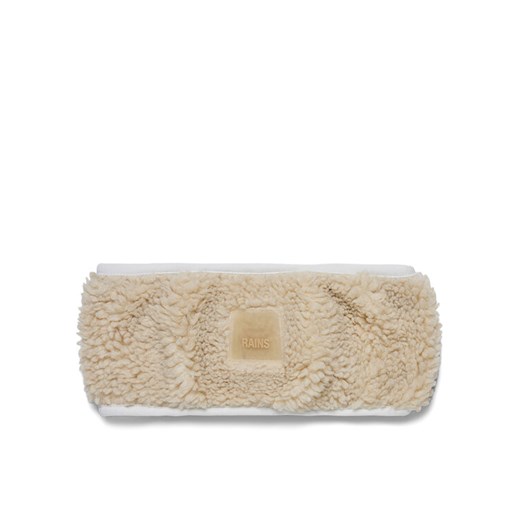 Opaska materiałowa Rains Kofu Fleece Headband T1 20170 Beżowy ze sklepu eobuwie.pl w kategorii Opaski damskie - zdjęcie 181283764