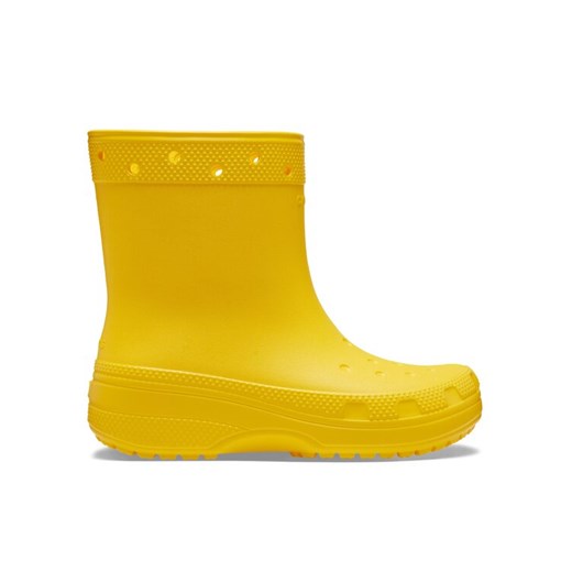 Kalosze Crocs Classic Rain Boot 208363 Żółty ze sklepu eobuwie.pl w kategorii Kalosze damskie - zdjęcie 181284464