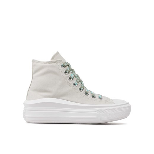 Trampki Converse Ctas Move Hi A00838C Écru ze sklepu eobuwie.pl w kategorii Trampki damskie - zdjęcie 181285031