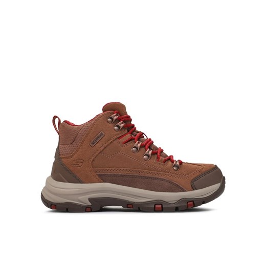 Trapery Skechers Trego Alpine Trail 167004/BRN Brązowy ze sklepu eobuwie.pl w kategorii Buty trekkingowe damskie - zdjęcie 181287812