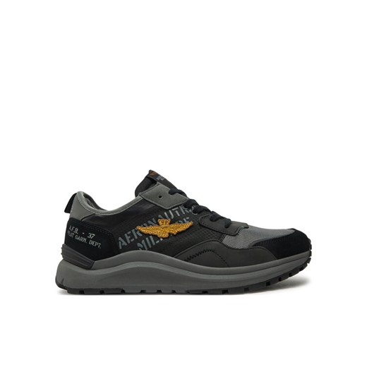 Sneakersy Aeronautica Militare 242SC286CT3377 Czarny ze sklepu eobuwie.pl w kategorii Buty sportowe męskie - zdjęcie 181288101
