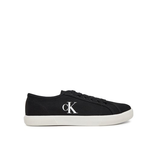 Tenisówki Calvin Klein Jeans Ess Vulc Low Cv Mg Wn YW0YW01762 Czarny ze sklepu eobuwie.pl w kategorii Trampki damskie - zdjęcie 181288941