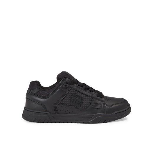 Sneakersy Tommy Jeans Tjm Leather Skater Tongue EM0EM01260 Czarny ze sklepu eobuwie.pl w kategorii Buty sportowe męskie - zdjęcie 181291284