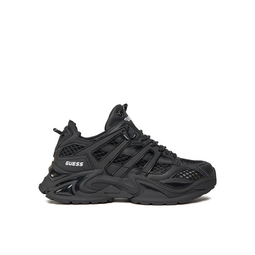 Sneakersy Guess Belluna FLJBLL ELE12 Czarny ze sklepu eobuwie.pl w kategorii Buty sportowe damskie - zdjęcie 181293971