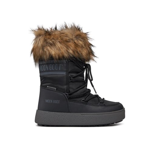 Śniegowce Moon Boot Ltrack Monaco Low Wp 24500600001 Czarny ze sklepu eobuwie.pl w kategorii Śniegowce damskie - zdjęcie 181297141