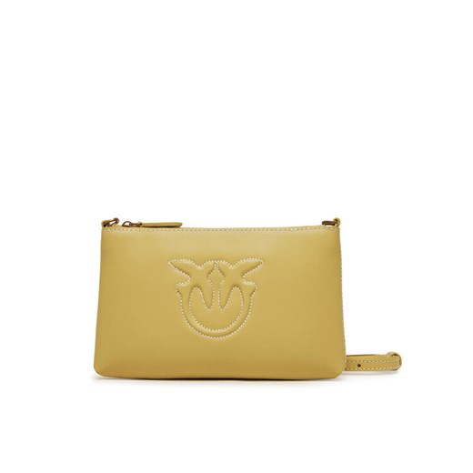 Torebka PINKO Flat Horizontal Mini PE 25 PCPL 104277 A2AN Zielony ze sklepu eobuwie.pl w kategorii Listonoszki - zdjęcie 181299142