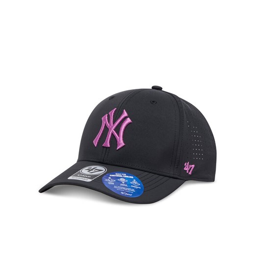 Czapka z daszkiem 47 Brand MLB New York Yankees Back Line ’47 MVP B-BKLNE17BBV Czarny ze sklepu eobuwie.pl w kategorii Czapki z daszkiem damskie - zdjęcie 181301152