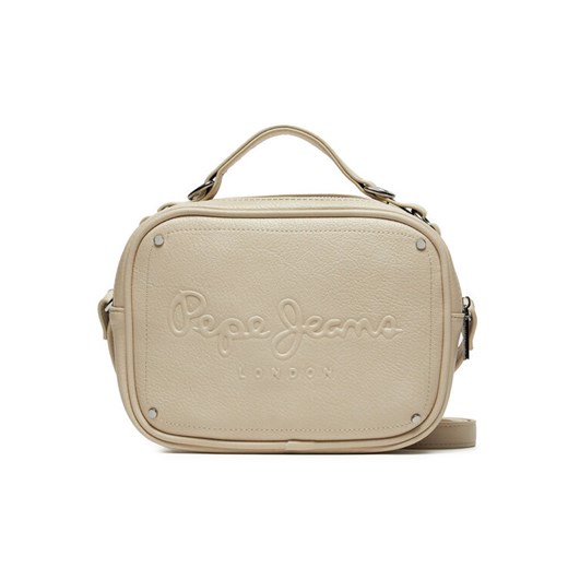 Torebka Pepe Jeans PL031563 Écru ze sklepu eobuwie.pl w kategorii Listonoszki - zdjęcie 181302874