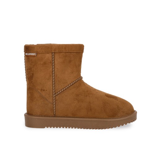 Śniegowce ZigZag Dax Kids Boot Warm WP Z244383 Beżowy ze sklepu eobuwie.pl w kategorii Buty zimowe dziecięce - zdjęcie 181306174