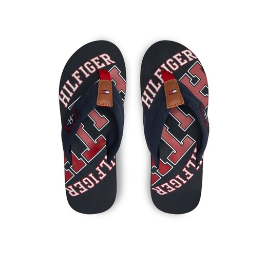 Japonki Tommy Hilfiger Essential Th Beach Sandal FM0FM01369 Granatowy ze sklepu eobuwie.pl w kategorii Klapki męskie - zdjęcie 181306451
