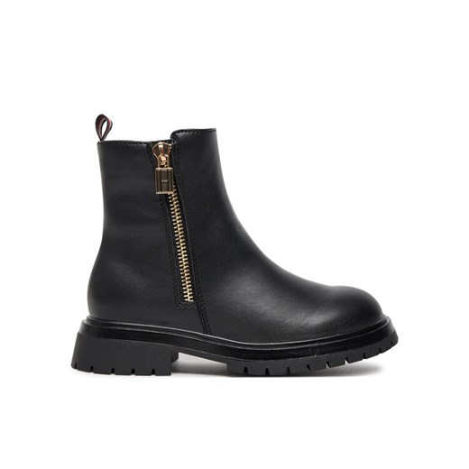 Botki Tommy Hilfiger Chelsea Boot T3A5-33566-1351 M Czarny ze sklepu eobuwie.pl w kategorii Buty zimowe dziecięce - zdjęcie 181307784