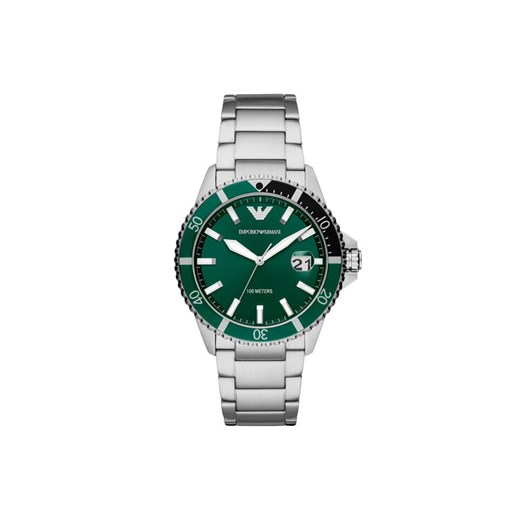 Zegarek Emporio Armani AR11338 Srebrny ze sklepu eobuwie.pl w kategorii Zegarki - zdjęcie 181308330