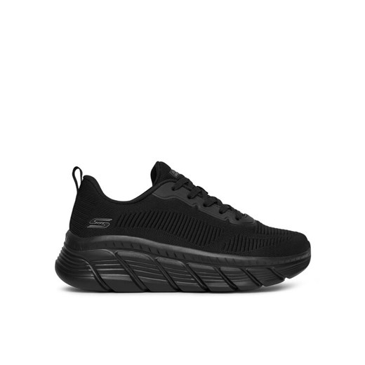 Sneakersy Skechers BOBS B FLEX HI 117385 BBK Czarny ze sklepu eobuwie.pl w kategorii Buty sportowe damskie - zdjęcie 181309361