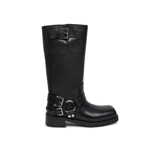 Oficerki MICHAEL Michael Kors 40F4CBFB7L Czarny ze sklepu eobuwie.pl w kategorii Kozaki damskie - zdjęcie 181310250