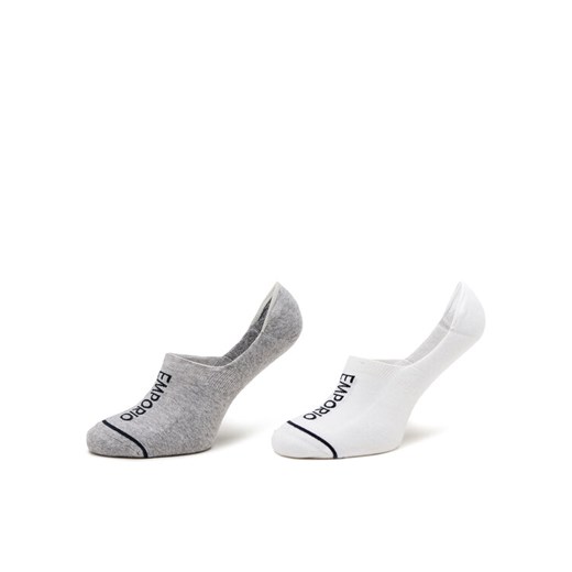 Zestaw 2 par stopek damskich Emporio Armani 292315 4R227 01848 Kolorowy ze sklepu eobuwie.pl w kategorii Skarpetki damskie - zdjęcie 181314701