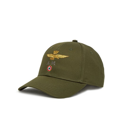 Czapka z daszkiem Aeronautica Militare 251HA1100CT2848 Zielony ze sklepu eobuwie.pl w kategorii Czapki z daszkiem męskie - zdjęcie 181315704