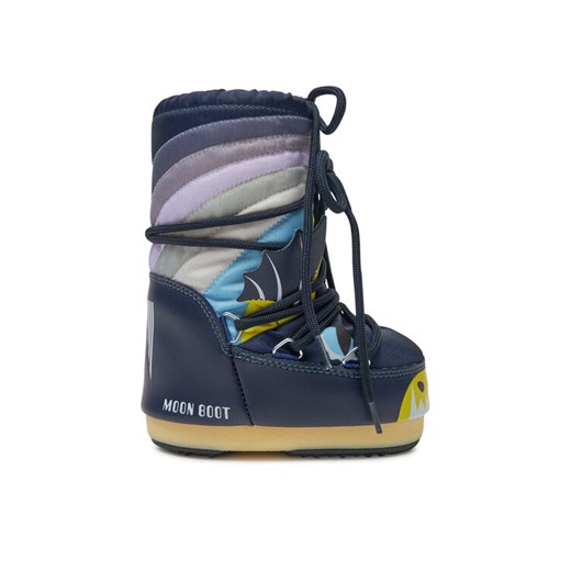 Śniegowce Moon Boot MB Icon Dragon 80D3400280 Granatowy Moon Boot 23_26 eobuwie.pl