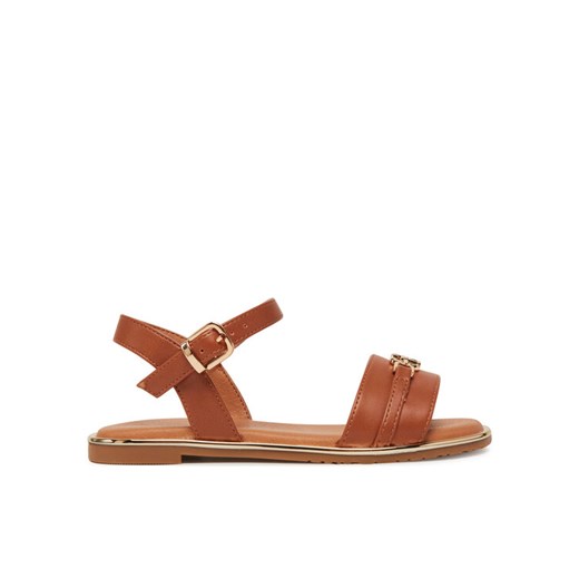 Sandały Tommy Hilfiger T3A2-33778-0326 M Brązowy ze sklepu eobuwie.pl w kategorii Sandały dziecięce - zdjęcie 181317390
